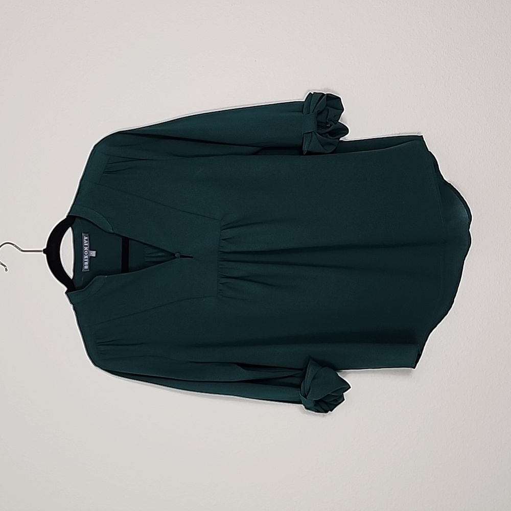 Dark Green Brixon Ivy Blouse Womens Medium